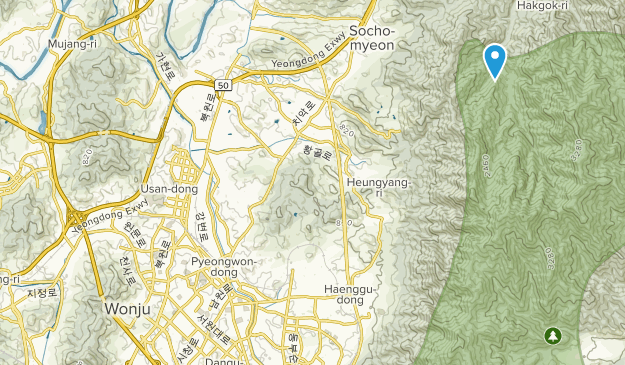Wonju, Gangwon-do Map