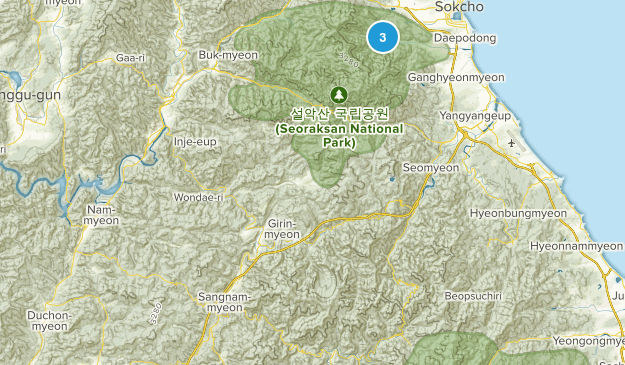 Sŏrak-tong, Gangwon Map