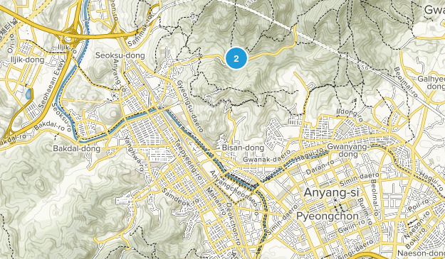 Anyang-si, Gyeonggi-do Map