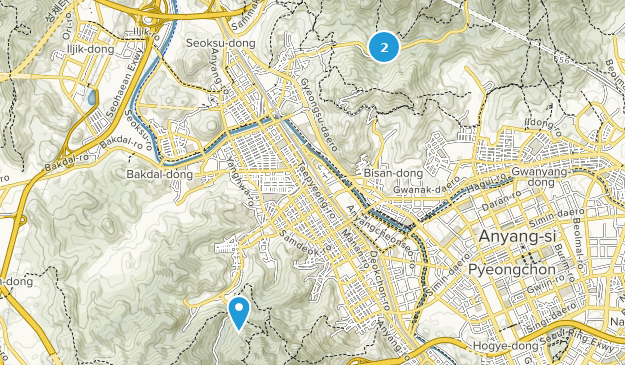 Anyang-si, Gyeonggi-do Map