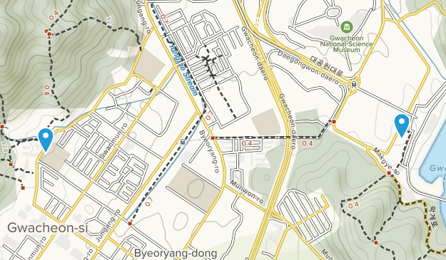 Gwacheon-si, Gyeonggi Map