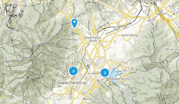 Gwacheon-si, Gyeonggi Map