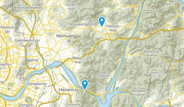 Namyangju-si, Gyeonggi-do Map