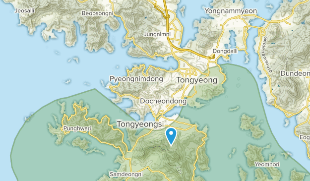 Tongyeong-si, Gyeongsangnam-do Map