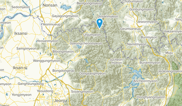Wanju, Jeollabuk-do Map