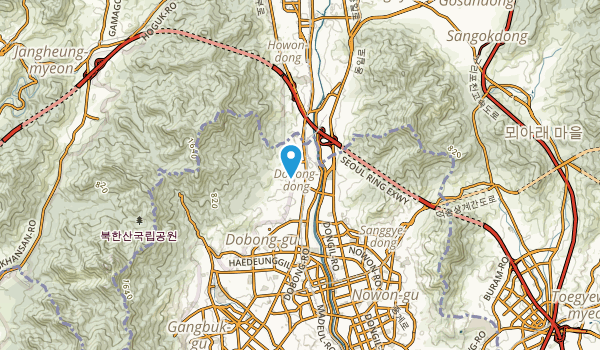 Dobong-gu, Seoul Map