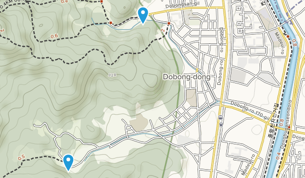 Dobong-gu, Seúl Map