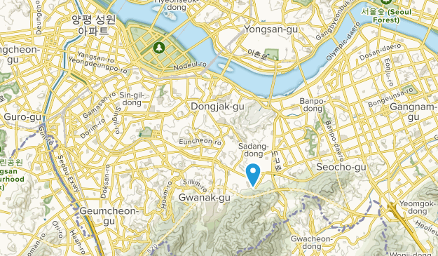 Dongjak-gu, Seoul Map