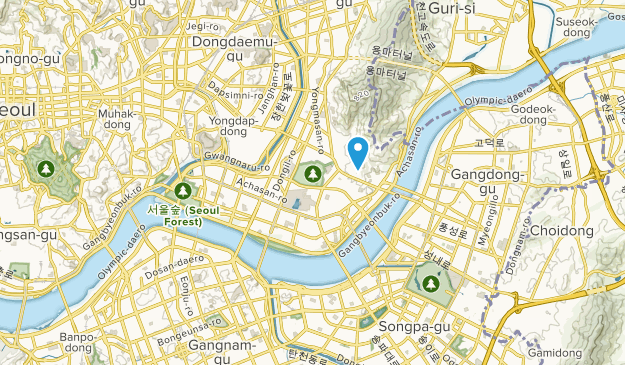 Gwangjin-gu, Seoul Map