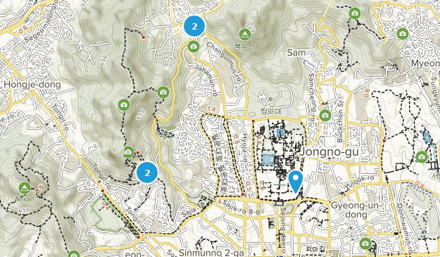 Jongno-gu, Séoul Map