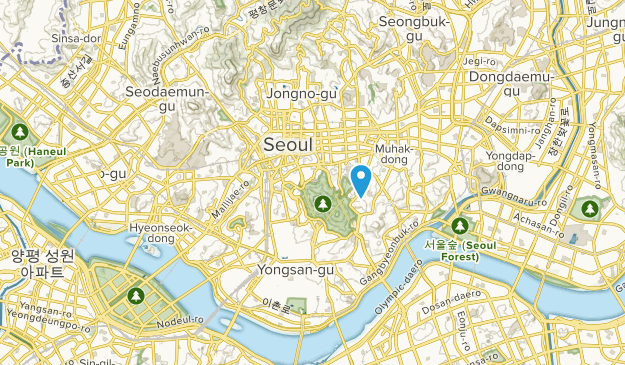 Jung-gu, Séoul Map
