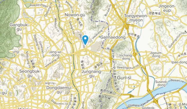 Jungnang-gu, Seoul Map