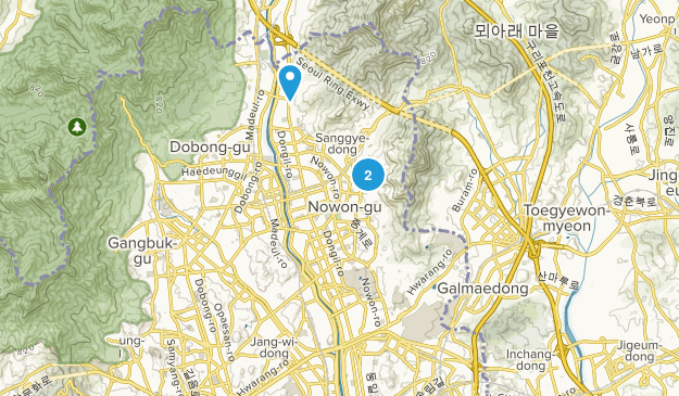 Nowon-gu, Seoul Map