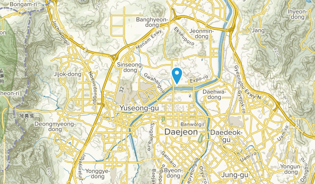 Yuseong-gu, South Chungcheong Map