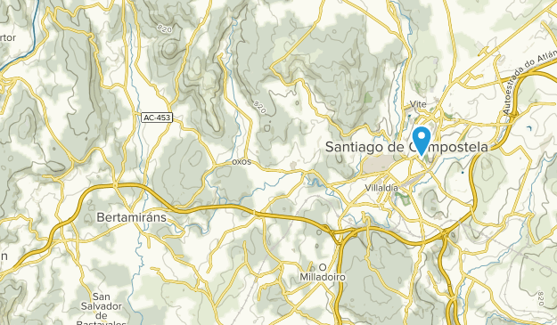 Ames, A Coruña Map