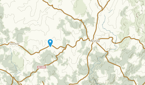 Arzúa, A Coruña Map