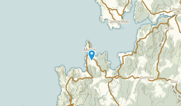 Muxía, A Coruña Map