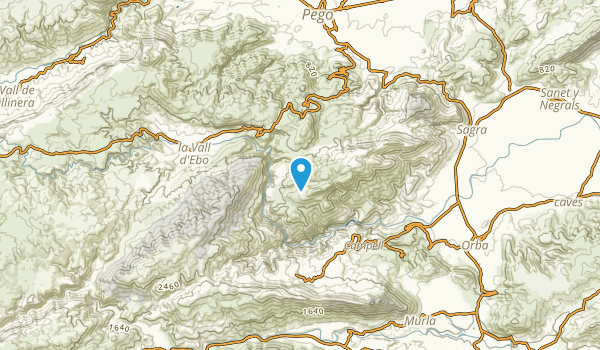 Benimaurell, Alicante/Alacant Map