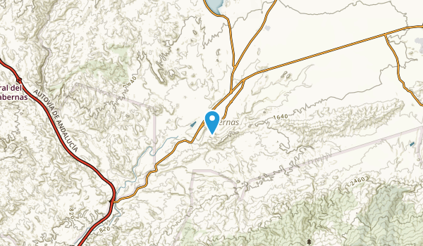 Tabernas, Almería Map