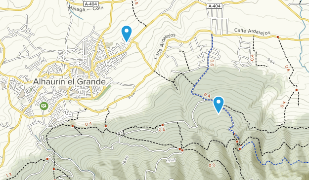 Alhaurín el Grande, Andalusia Map