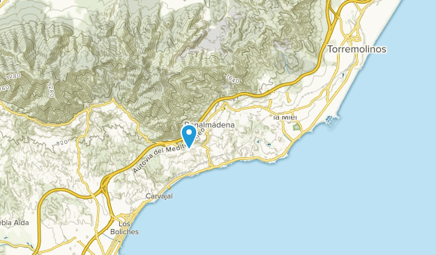 Benalmádena, Andalusia Map