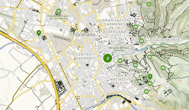 Granada, Andalusia Map
