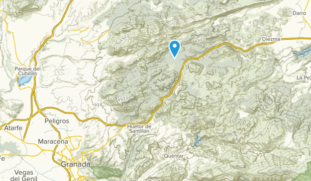 Huétor Santillán, Andalusia Map