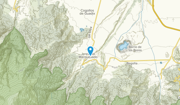 Jérez del Marquesado, Andalusia Map