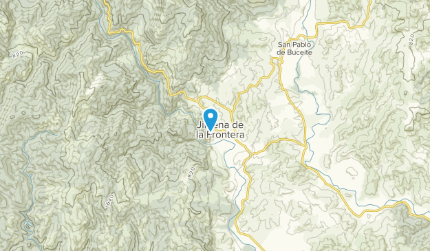 Jimena de la Frontera, Andalusia Map