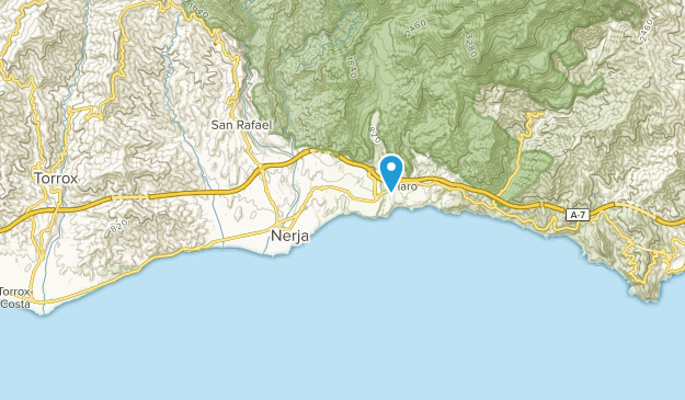 Nerja, Andalusia Map