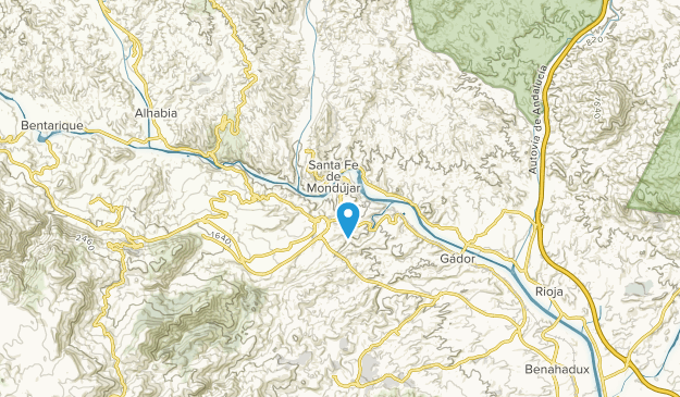 Santa Fe de Mondújar, Andalusia Map