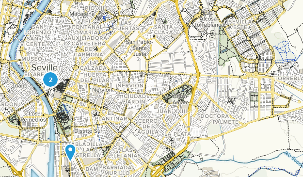 Seville, Andalusia Map