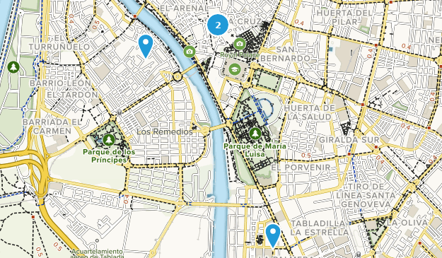 Seville, Andalusia Map