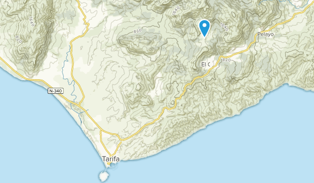 Tarifa, Andalusia Map