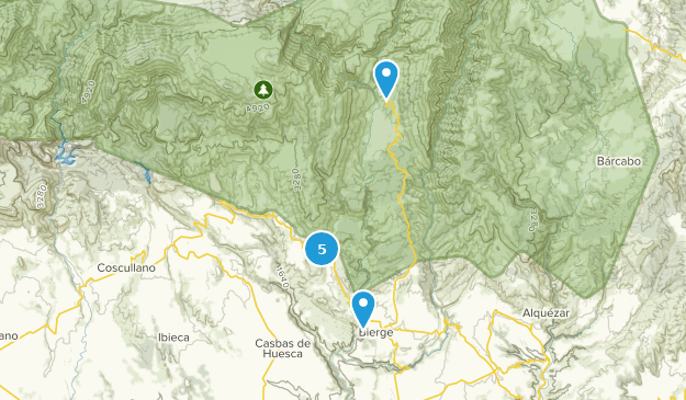 Bierge, Aragon Map