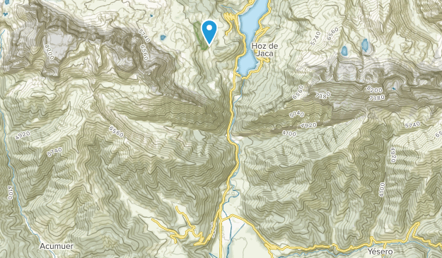 Biescas, Aragon Map