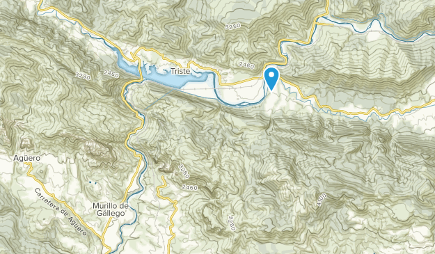 Las Peñas de Riglos, Aragon Map