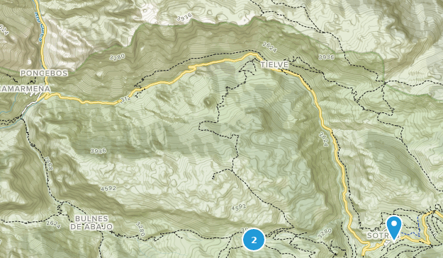 Cabrales, Asturies Map