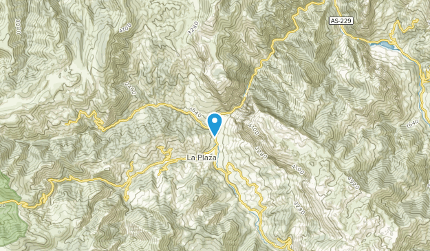 Entrago, Asturias Map