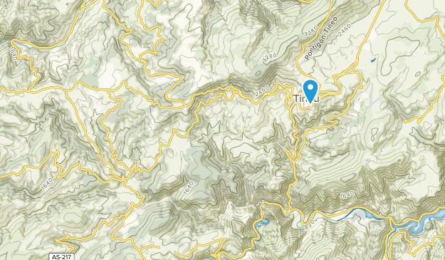 Tineo, Principado de Asturias Map
