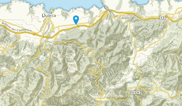 Valdés, Asturias Map