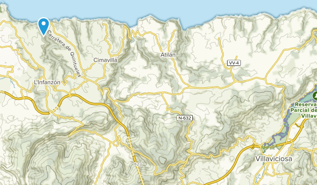 Villaviciosa, Asturien Map