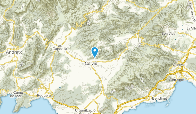 Calvià, Islas Baleares Map