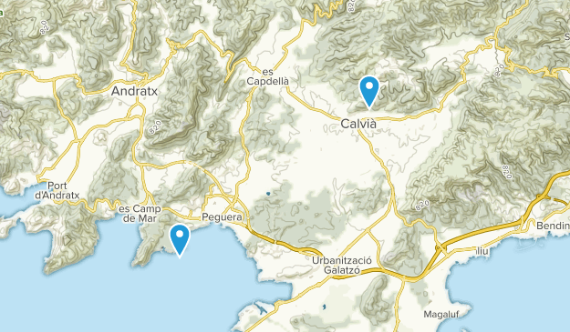 Calvià, Îles Baléares Map