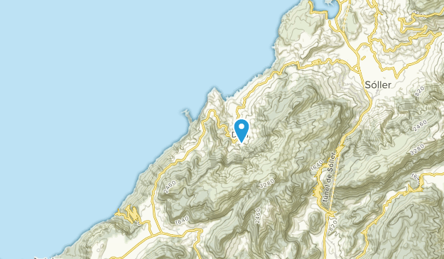 Deià, Balearic Islands Map