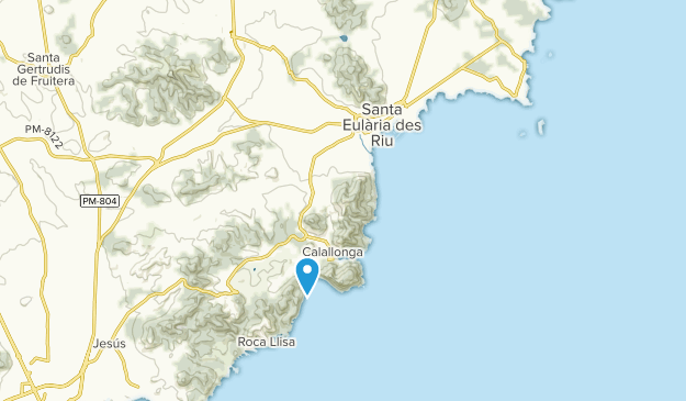 Santa Eulària des Riu, Îles Baléares Map