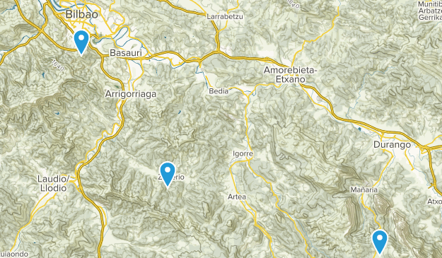 Bilbao, Basque Country Map