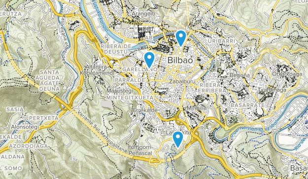 Bilbao, Basque Country Map