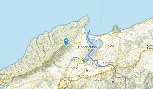 Hondarribia, Basque Country Map