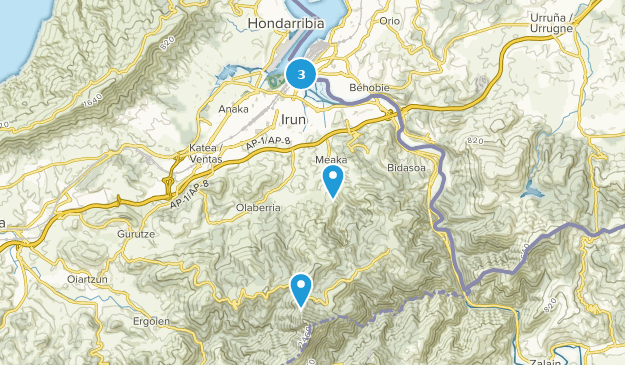 Irun, Basque Country Map